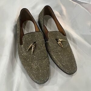 Giorgio Brutini Gold loafers size13